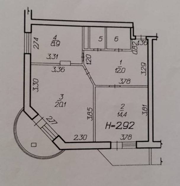 Ставропольский край, Ставрополь, Черниговская ул.; Квартира 70,60м² 9/10 эт.